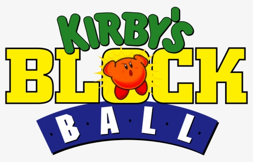 Kirby"s Block Ball Logo - Kirby Block Ball Logo, HD Png Download, Free Download