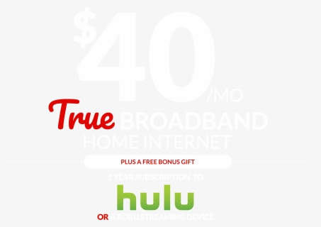 True Broadband For Just $40 - 2011, HD Png Download, Free Download