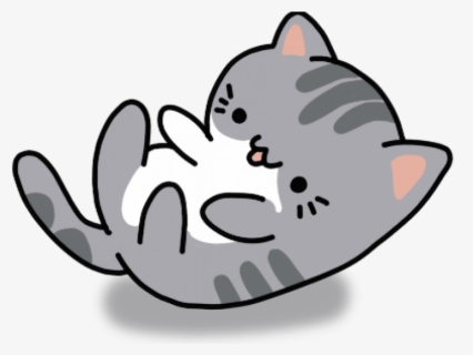 Kawaii Cat Cartoon Drawing, HD Png Download, Free Download