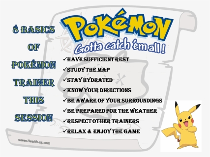 Com/8 Basics Of Being A Pokemon Trainer In Pogo/ - Cartoon, HD Png Download, Free Download