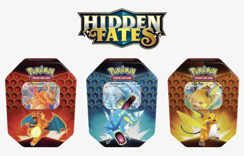 Hidden Fates Tin "  Title="pokémon Tcg - Pokemon Tcg Hidden Fates Tin, HD Png Download, Free Download