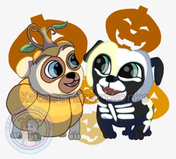 Puppy Dog Pals Halloween Clipart , Png Download - Puppy Dog Pals Pugs Clipart, Transparent Png, Free Download