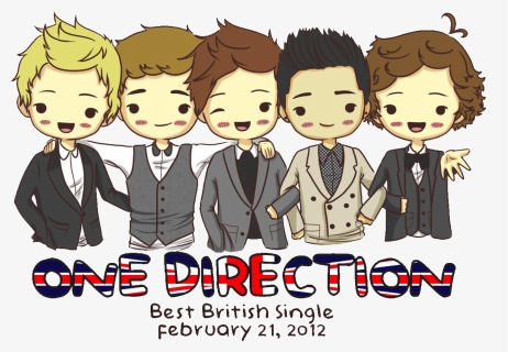 One Direction Cartoon Drawings, HD Png Download, Free Download