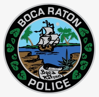 Welcome To Boca Raton Logo - Boca Raton Police Logo, HD Png Download, Free Download