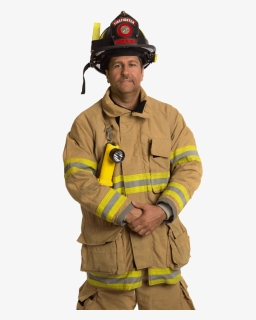 Serious Looking Firefighter Transparent Background - Fire Department, HD Png Download, Free Download
