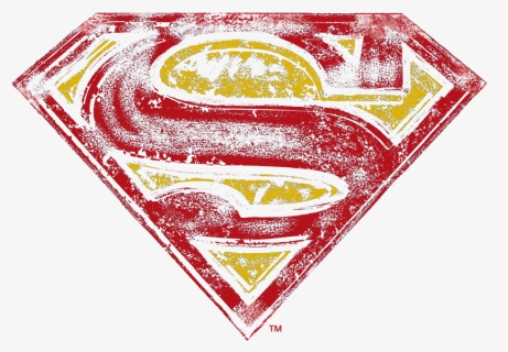 Superman S Shield Rough Men"s Regular Fit T-shirt - Emblem, HD Png Download, Free Download