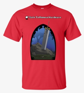 Buster Sword T-shirt , Png Download - T-shirt, Transparent Png, Free Download