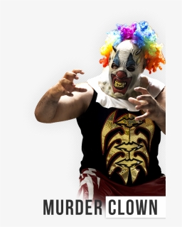 Murder Clown - Lucha Libre Aaa Murder Clown, HD Png Download, Free Download