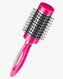 Pin Hair Brush Clipart - Hair Brush Clipart Transparent, HD Png Download, Free Download