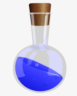 Blue Poison Potion Png Clipart - Clipart Potion Png, Transparent Png, Free Download