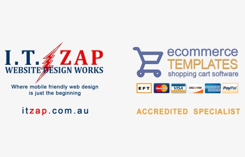 It Zap Website Design Works, Ecommerce Templates Shopping - Visa, HD Png Download, Free Download