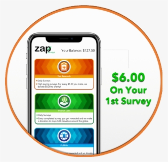 Survey Payment Zap Surveys, HD Png Download, Free Download