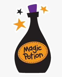 Halloween Potion Clipart Picture Royalty Free Stock - Potion Bottle Clip Art, HD Png Download, Free Download