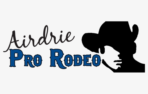 Ranch Drawing Rodeo Girl - Airdrie Pro Rodeo Logo, HD Png Download, Free Download