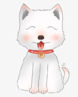 #samoyed #dog #sticker - Cartoon, HD Png Download, Free Download