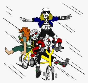 Bike Uf Gang - Illustration, HD Png Download, Free Download