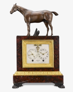 Napoleon Iii Sculptural Mantel Clock - Mantel Clock, HD Png Download, Free Download