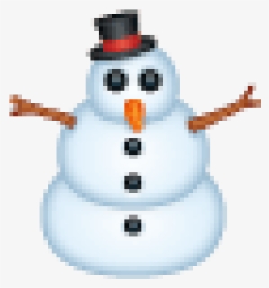 Whatsapp Snowman Emoji, HD Png Download, Free Download