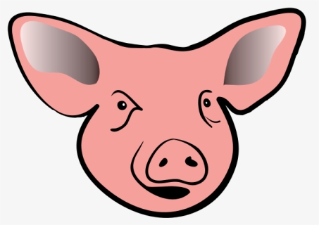 Pig Head-1574677662 - Pig Head Clip Art, HD Png Download, Free Download