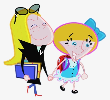 Virginia And A Friend - Cartoon, HD Png Download, Free Download