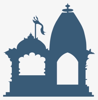 Mandir Silhouette Clipart , Png Download - Hindu Temple, Transparent Png, Free Download