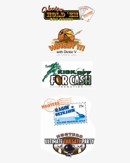 Hooters Promotional Logo Designs - Poster, HD Png Download, Free Download