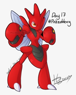 Day 17 Scizor - Cartoon, HD Png Download, Free Download