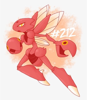 Finished Up That Scizor From Yesterday - Cartoon, HD Png Download, Free Download