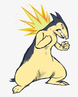Typhlosion Practice - Cartoon, HD Png Download, Free Download