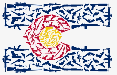 Our Colorado Flag T - Colorado Flag With Guns, HD Png Download, Free Download