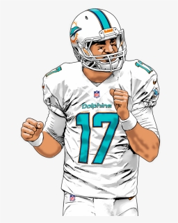 #17 Qb Ryan Tannehill Miami Dolphins - Miami Dolphins Png, Transparent Png, Free Download