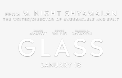 Glass Movie Poster 2019 , Png Download - Glass Movie Logo Transparent, Png Download, Free Download