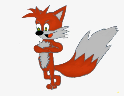 Foxy And Tiger , Png Download - Cartoon, Transparent Png, Free Download