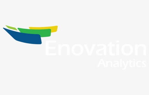 Enovation Analytics White Logo Colored Flag Outlines, HD Png Download, Free Download
