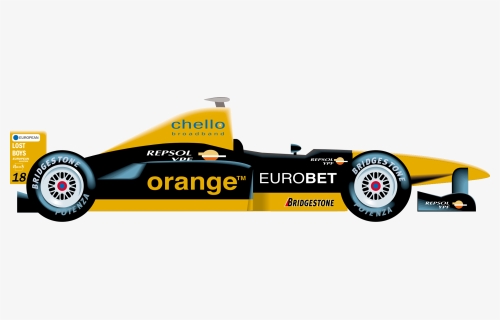 Formula 1 Racecar Clip Arts - Formula One Car, HD Png Download, Free Download