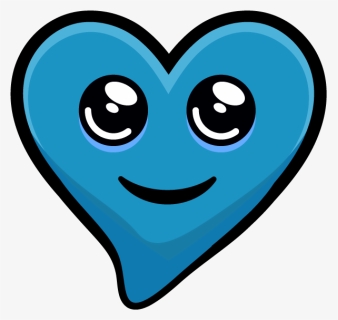 Blue Hearts Stickers Messages Sticker-11 - Smiley, HD Png Download, Free Download