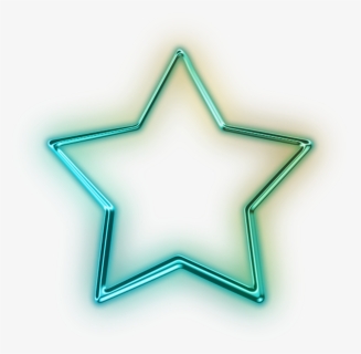 Neon Star Png - Eye Exam Test For Kids, Transparent Png, Free Download