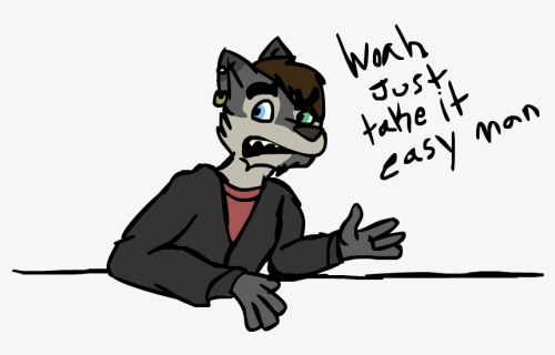 Woah Just Take It Easy Man - Cartoon, HD Png Download, Free Download