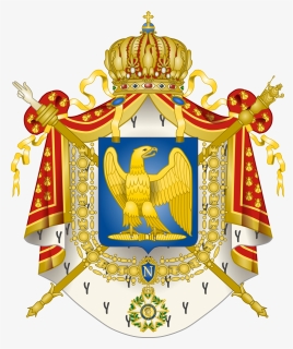 Crown And Scepter Clipart Clipart Freeuse Stock File - Napoleonic France Coat Of Arms, HD Png Download, Free Download