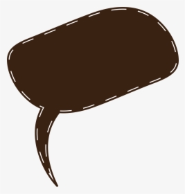 Media Militia Thought And Speech Bubbles-033 - Speech Bubble Brown Png, Transparent Png, Free Download