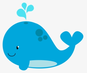 Blue Whale Clipart Nautical - Personagens Fundo Do Mar Png, Transparent Png, Free Download