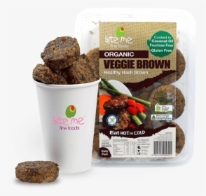 Organic Veggie Brown - Bite Me Veggie Hash Brown, HD Png Download, Free Download