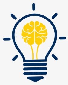 Transparent Education Icon Png - Brain Light Bulb Clip Art, Png Download, Free Download