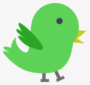 Green Bird Clipart - Baby Bird Clipart Png, Transparent Png, Free Download
