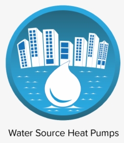Water Source Heat Pumps Icon - Circle, HD Png Download, Free Download