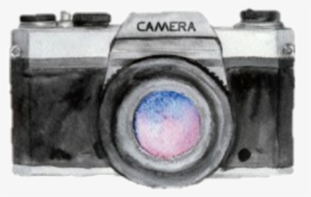 Tumblr Camera Png - Transparent Watercolor Camera Painting, Png Download, Free Download