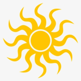 Illustration Sun Icon Weather Hot Seem - Apollo And Artemis Symbol, HD Png Download, Free Download