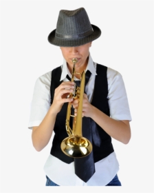 Trumpet Playing In Hat, HD Png Download, Free Download