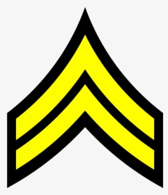 Sergeant Stripes - Corporal Rank Png, Transparent Png, Free Download
