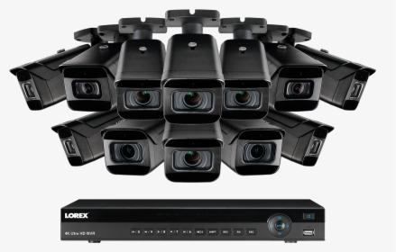 4k Real Time 30fps Recording 4k Ultra Hd Ip 16 Channel - Lorex Security Camera System, HD Png Download, Free Download